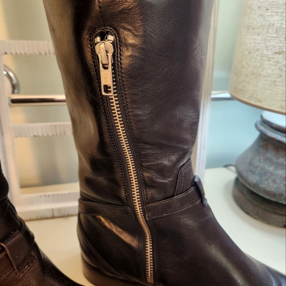 Coach Micha Riding Boots in Black - Picture 7 of 16